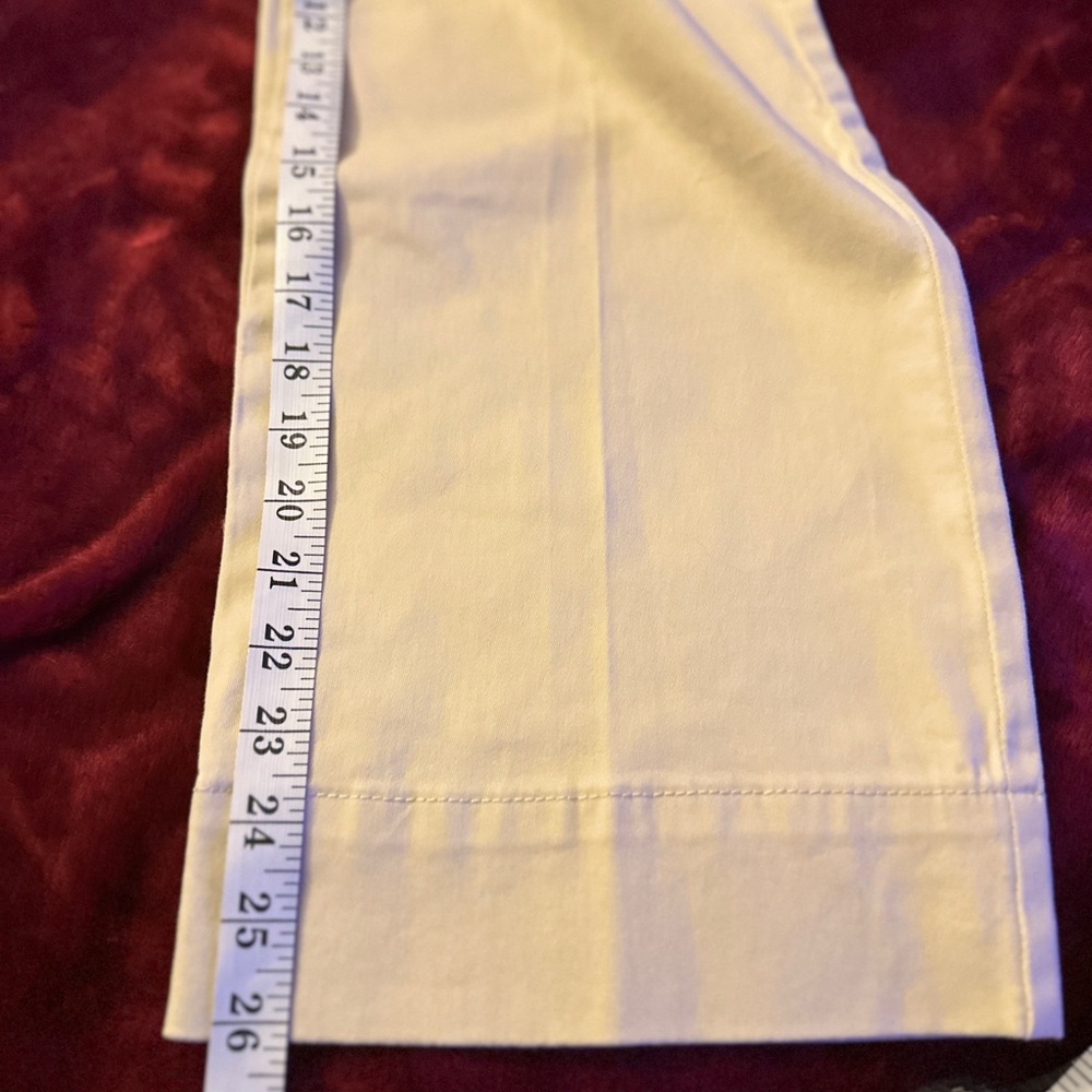 Women’s Ankle Wide Leg Trousers Cream Stretch NWT - Picture 7 of 11